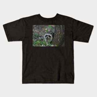 Young Raccoon Kids T-Shirt